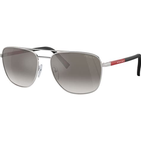 Prada Linea Rossa Ps54zs Silver/Grey And Silver